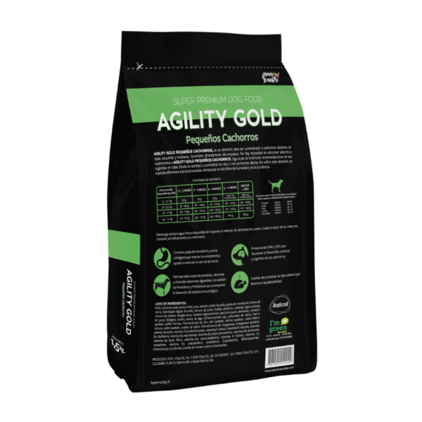 Reverso agility gold cachorros razas pequeñas