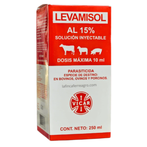 LEVAMISOL 15% INY x 250 ML