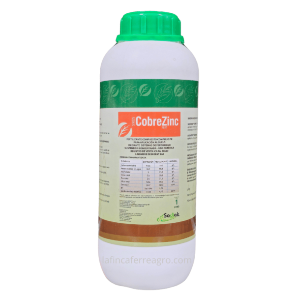cobre zinc fungicida 1lt