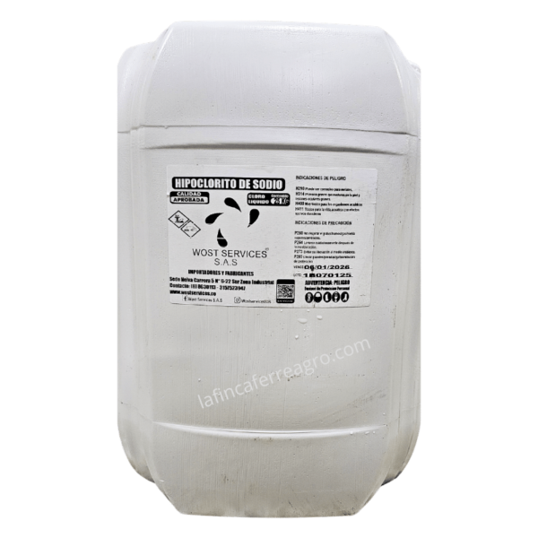 CLORO LIQ x 20L (HIPOCLORITO DE SODIO 15%)