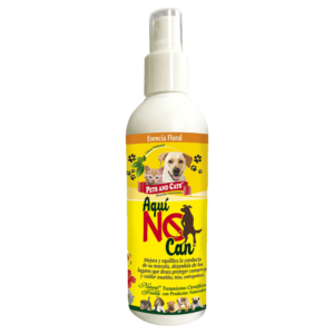 aqui no can spray para entrenar mascotas