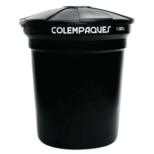 tanque conico colempaques 1000 litros agrua potable